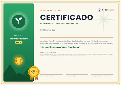 Modelo de certificado