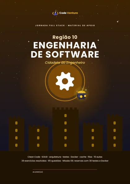 Capa do e-book da Região 10: Engenharia de Software